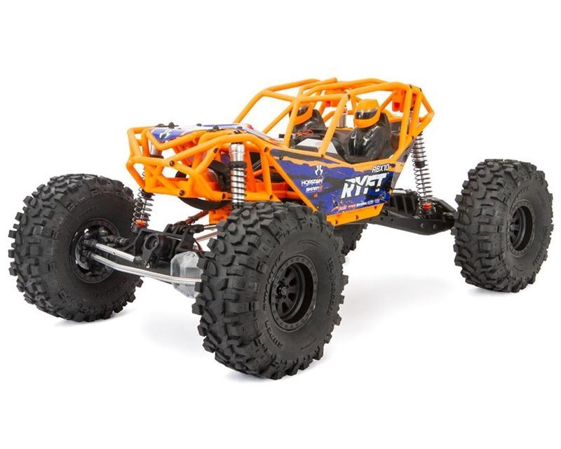 #AXI03005T1 Axial RBX10 Ryft 4WD 1/10 RTR Brushless Rock Bouncer (Orange) w/DX3 Radio