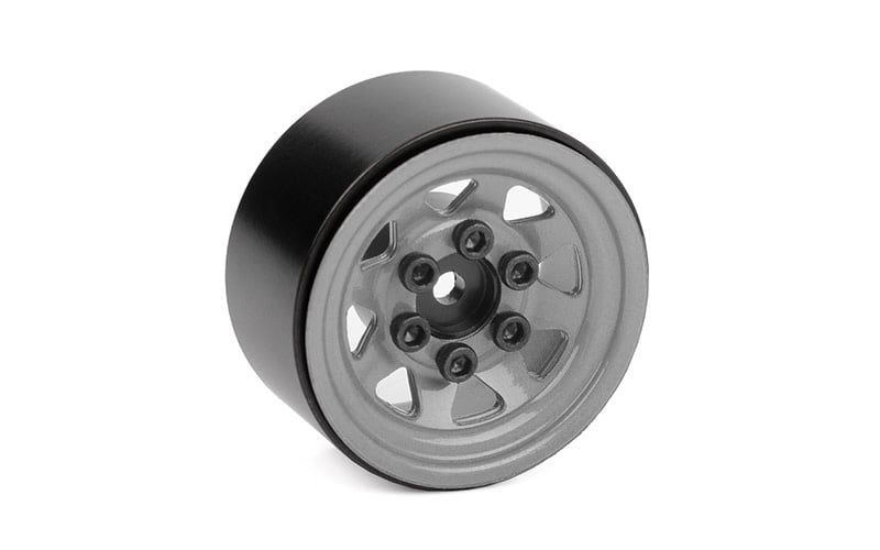 #Z-W0345 RC4WD Stamped Steel 1.0" Stock Beadlock Wheels (Chrome) (4)