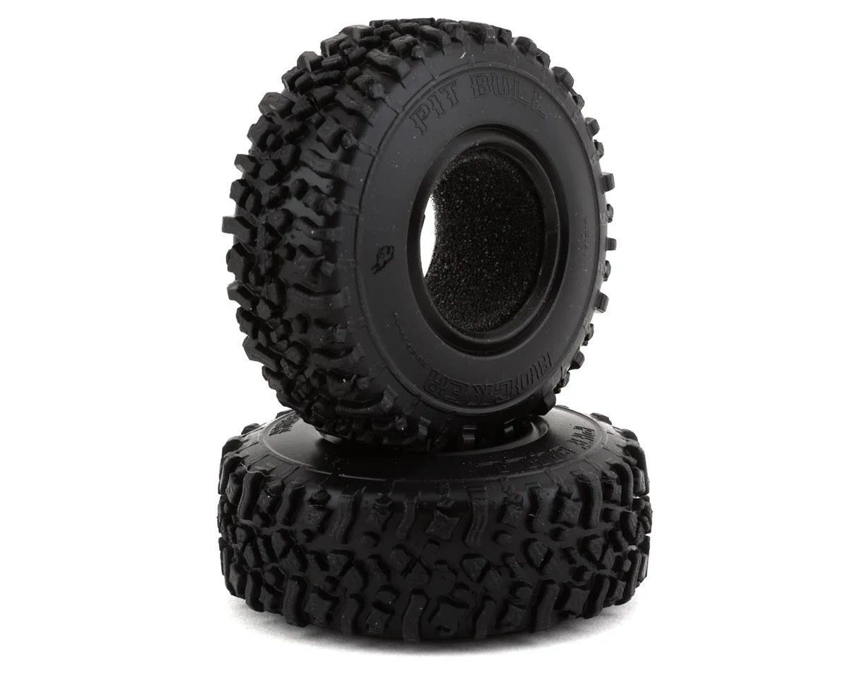 Pit Bull Tires Rocker 1.0" Micro Crawler Tires w/Foam (2) (Alien) #PBTPBR1AK