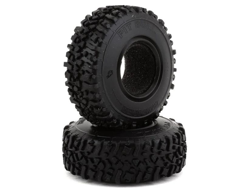 Pit Bull Tires Rocker 1.0" Micro Crawler Tires w/Foam (2) (Alien) #PBTPBR1AK