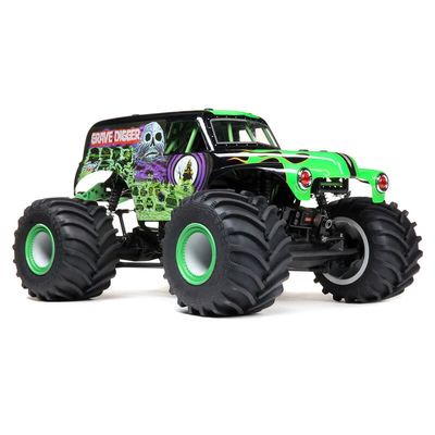 #LOS04021T1  Losi LMT Grave Digger RTR 1/10 4WD Solid Axle Monster Truck w/DX3 2.4GHz Radio