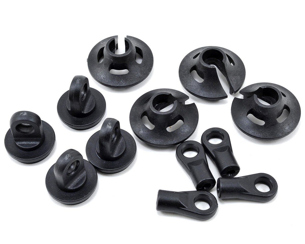 Losi Desert Buggy XL Shock Spring Cup, Clip &amp; Shock End Set (4) #LOS253006