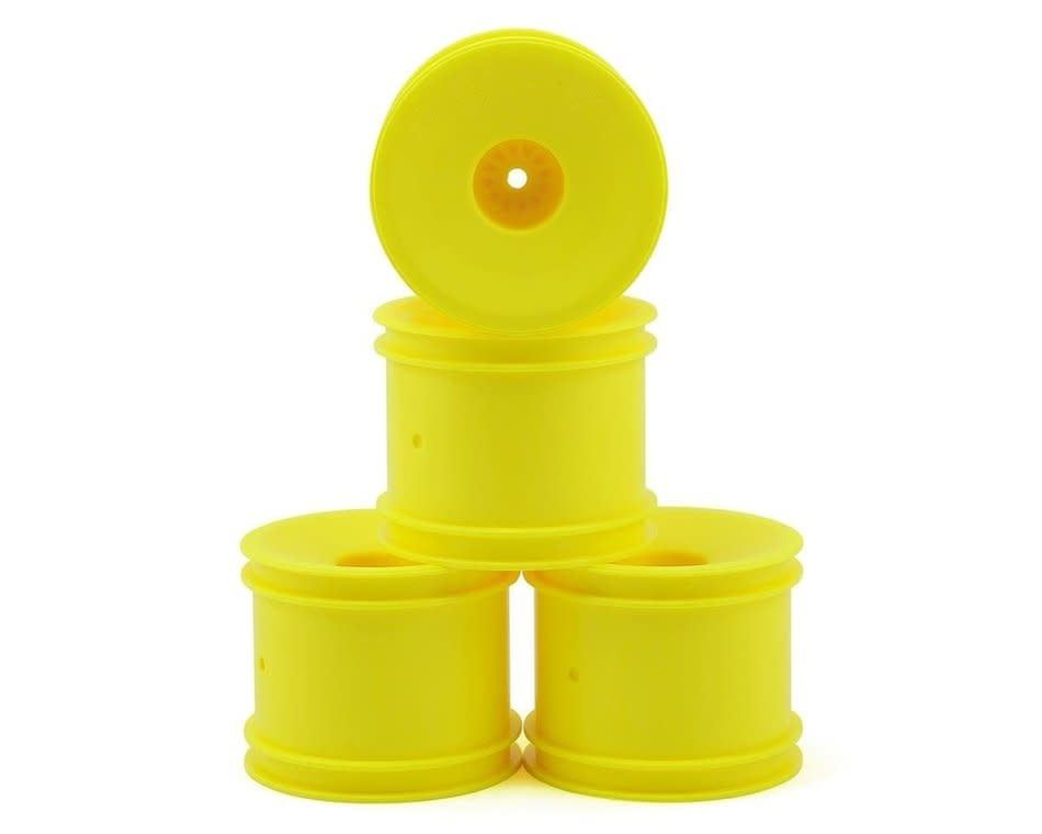 DE Racing 12mm Hex "Speedline" 2.2" 1/10 Stadium Truck Wheel (Yellow) (4) (T4.2) #DER-SS4-AY