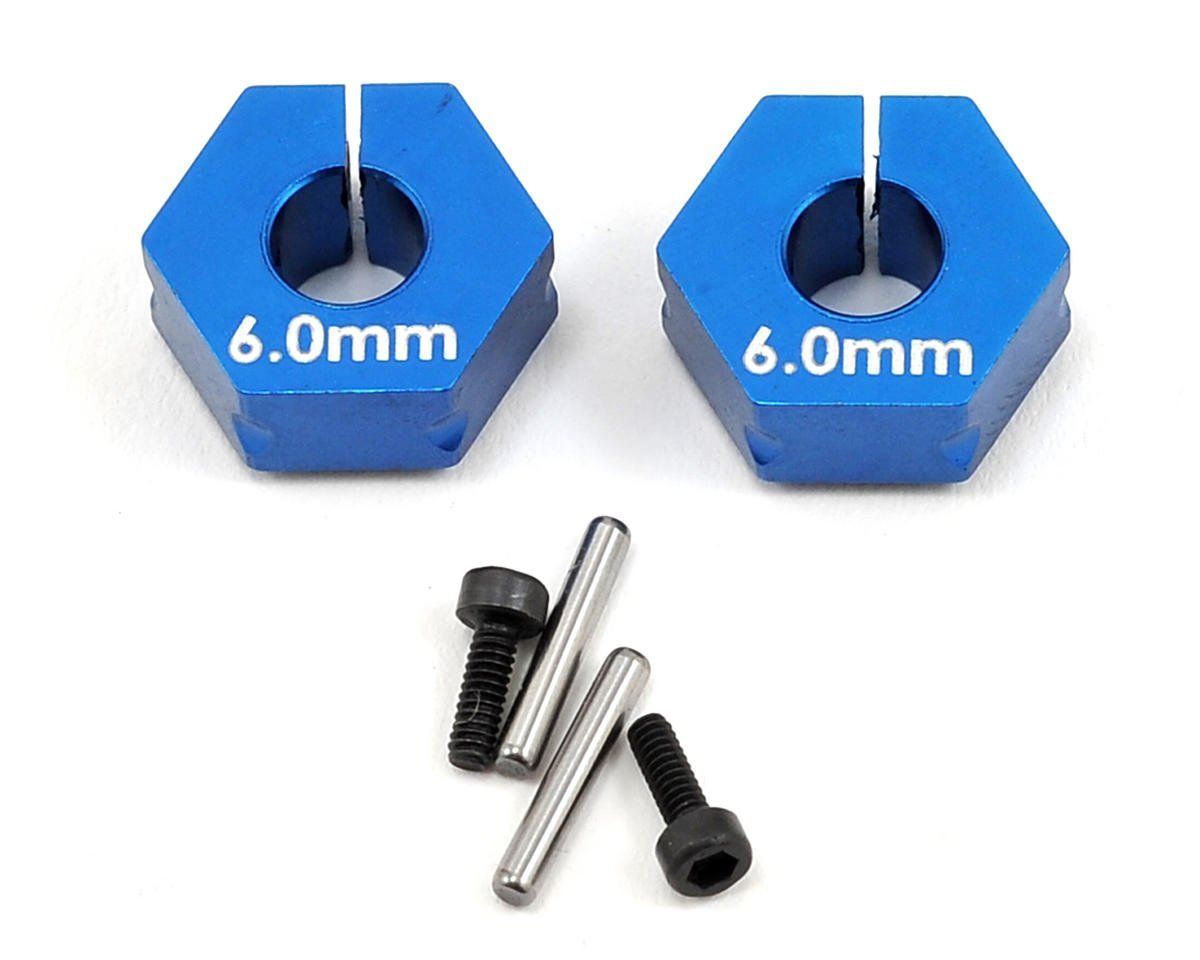 #71034 Team Associated 6.0mm Factory Team Clamping Wheel Hex (2)