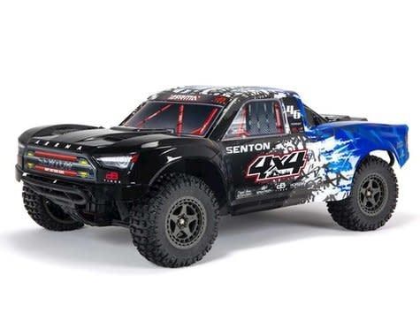 Arrma Senton 4X4 V3 3S BLX 1/10 RTR Brushless Short Course Truck (Blue) w/Spektrum SLT3 2.4GHz Radio #ARA4303V3T1