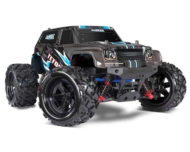 #76054-5-BLK Traxxas LaTrax Teton 1/18 4WD RTR Monster Truck (Black) w/2.4GHz Radio, Battery &amp; AC Charger