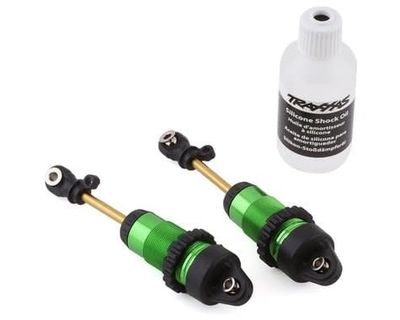 #7461G Traxxas Complete GTR Long Shocks w/Ti-Nitride Shafts (Green) (2)