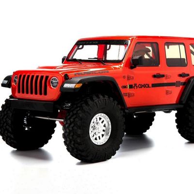 Summer Sale #AXI03003T2  Axial SCX10 III "Jeep JLU Wrangler" RTR 4WD Rock Crawler (Orange) w/Portals &amp; DX3 2.4GHz Radio