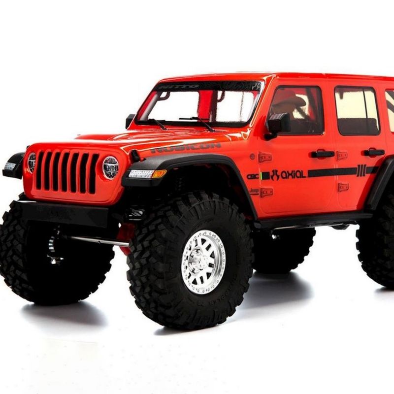 Summer Sale #AXI03003T2  Axial SCX10 III "Jeep JLU Wrangler" RTR 4WD Rock Crawler (Orange) w/Portals &amp; DX3 2.4GHz Radio