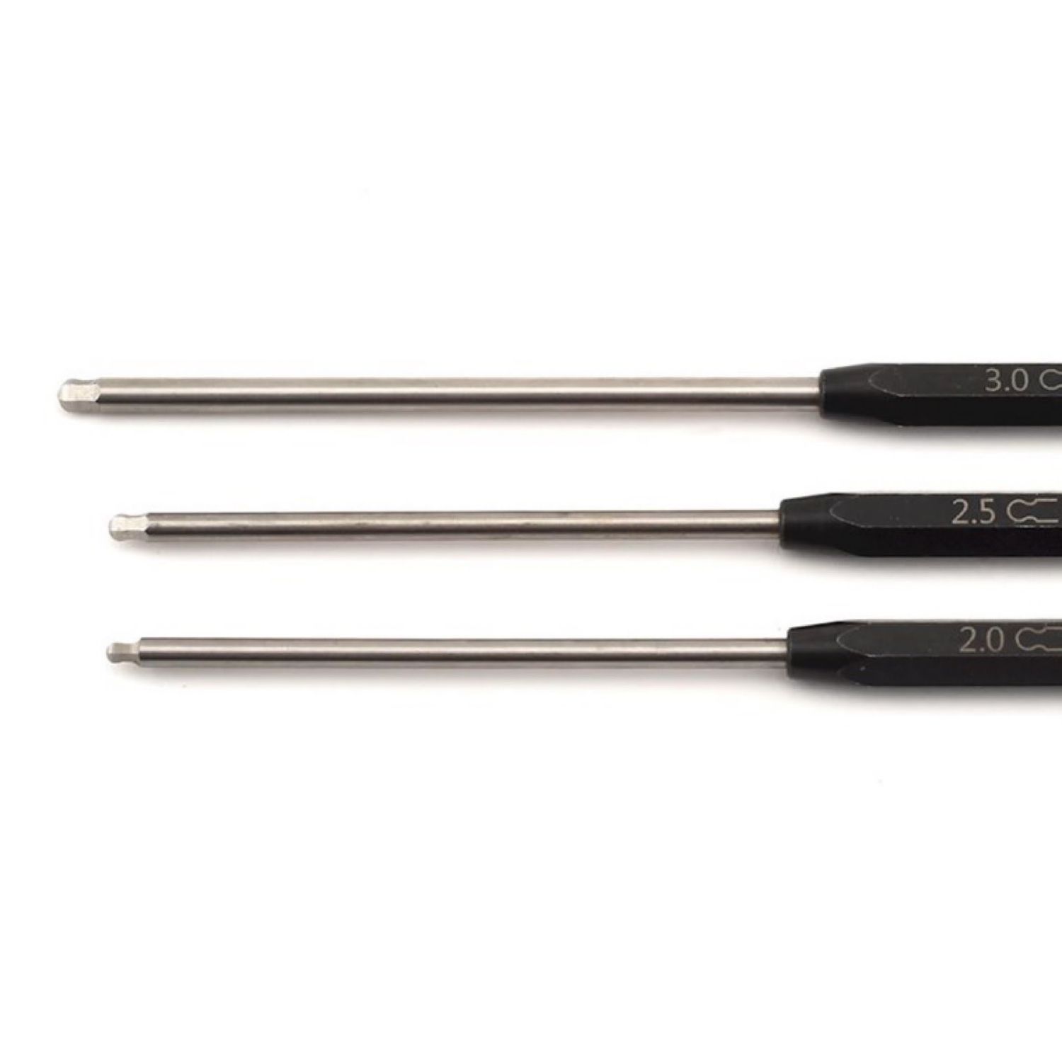 Traxxas Speed Bit Ball-End 1/4" Drive Hex Driver Set (3) (2.0mm, 2.5mm, 3.0mm) #8716X