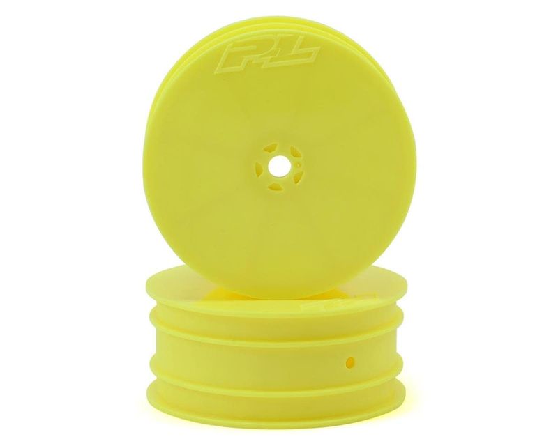 #2768-02 Pro-Line Velocity VTR 2.2" 4WD Front Buggy Wheels (2) (Yellow) (B64) w/12mm Hex