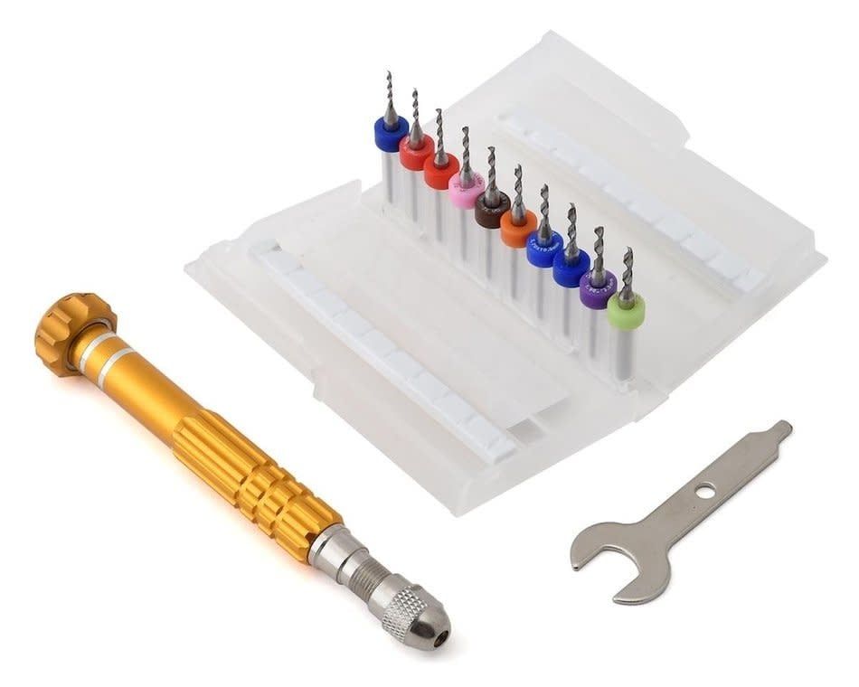 Avid RC Metric Shock Piston Drill Set (10) (1.1-2.0mm) #AV10014