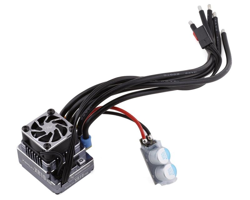#30112617 Hobbywing Xerun XR10 Pro G2S Elite 160A Sensored Brushless ESC (Midnight Silver)