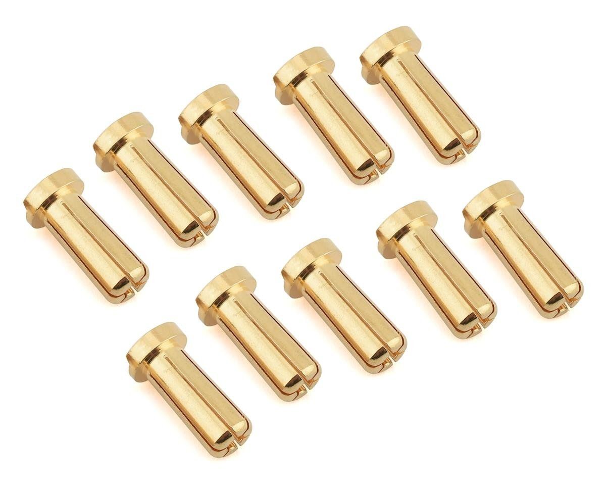 #MCL4217 Maclan Max Current 5mm Low Profile Gold Bullet Connectors (10)
