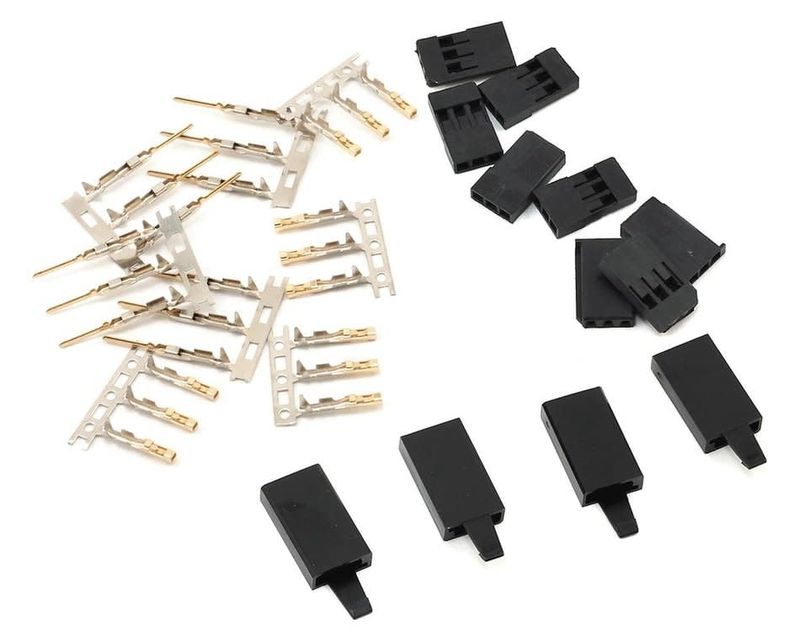 #PTK-5046 ProTek RC Futaba &amp; JR Style "Locking" Servo Connectors (4 Pair)