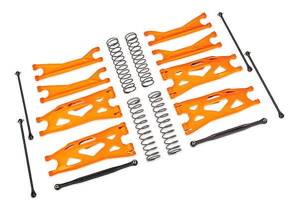 #7895T Traxxas Suspension kit, X-Maxx® WideMaxx®, (Orange)