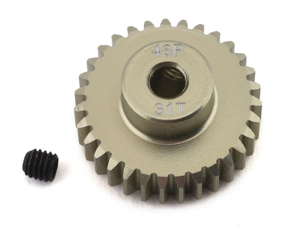 #PTK-8618 ProTek RC 48P Lightweight Hard Anodized Aluminum Pinion Gear (3.17mm Bore) (31T)