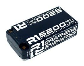#030006-2 R1 Wurks 5200mAh 120C 7.4V 2S LiPo Enhanced Graphene Shorty Battery