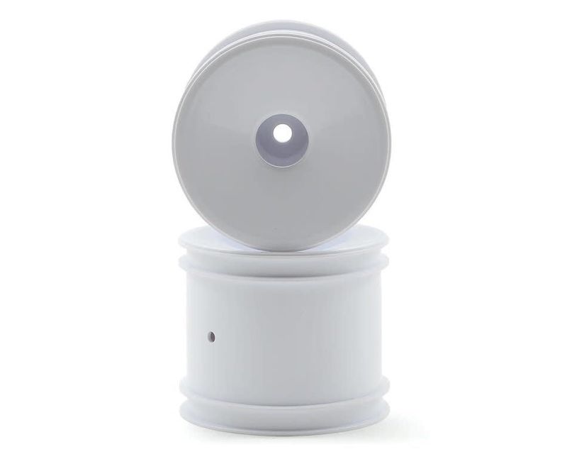 Team Associated 12mm Hex Stadium Truck Dish Wheel (2) (White) #7852