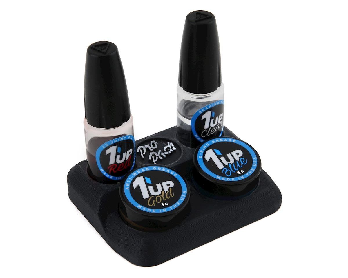 1UP Racing Grease &amp; Oil Lubricant Pro Pack w/Pit Stand #120502