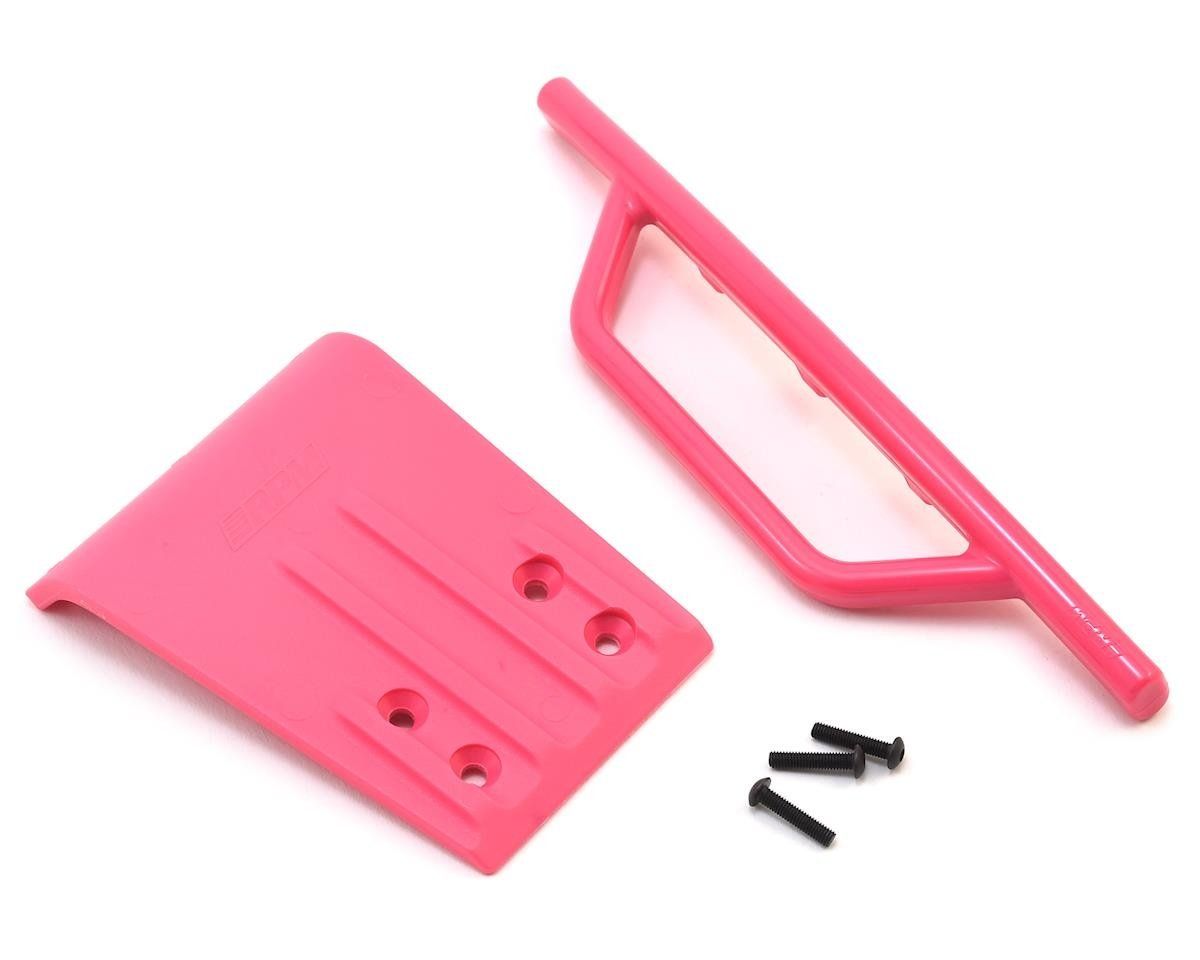 RPM Traxxas Slash Front Bumper &amp; Skid Plate (Pink) #80957