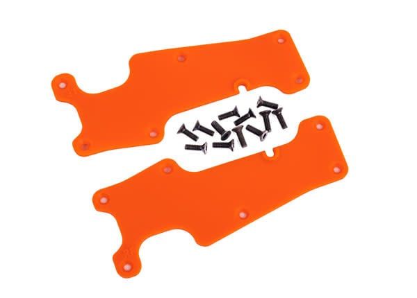 Traxxas Sledge Front Suspension Arm Covers (Orange) (2) #9633T
