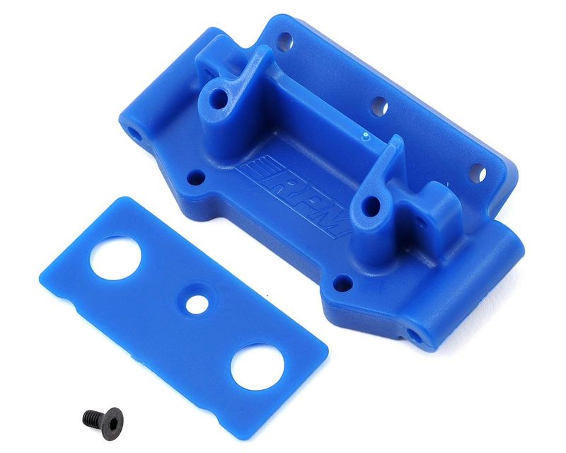 RPM Traxxas 2WD Front Bulkhead (Blue) #73755