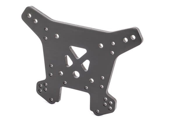 #9538A Traxxas Sledge Aluminum Rear Shock Tower (Grey)