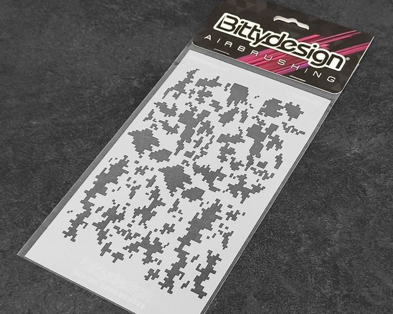 Bittydesign Vinyl Paint Stencil (Digital Camo) #BDSTC-017