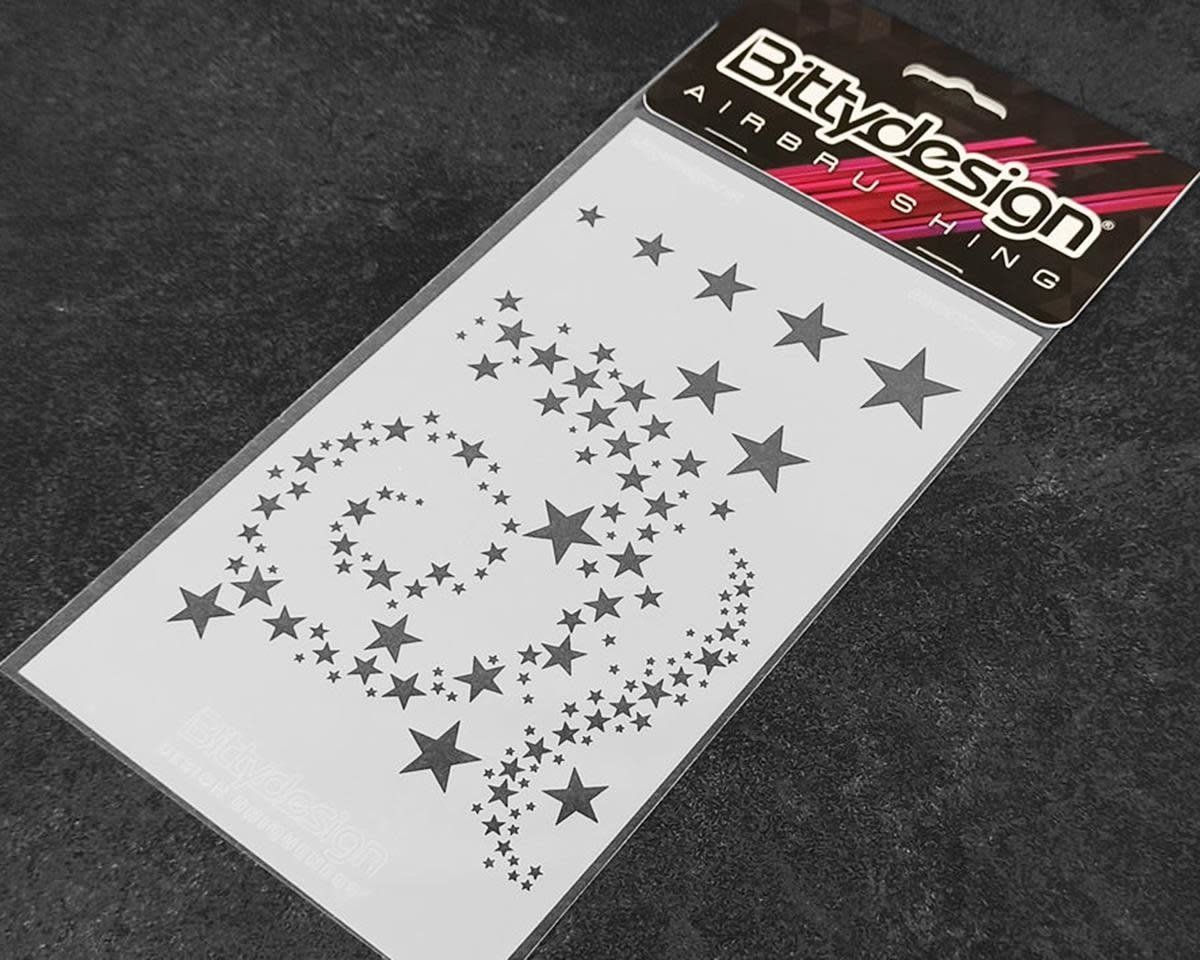 Bittydesign Vinyl Paint Stencil (Stars V2) #BDSTC-021