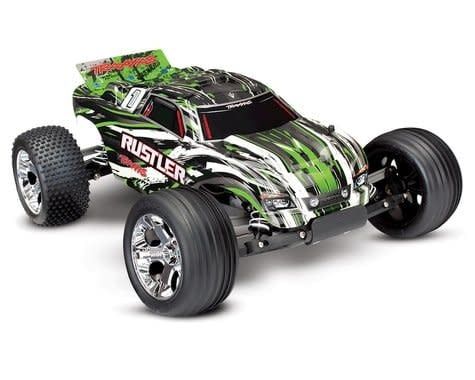 Traxxas Rustler 1/10 RTR 2WD Electric Stadium Truck (Green) w/XL-5 ESC &amp; TQ 2.4GHz Radio #37054-4-GRN