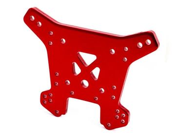 #9538R Traxxas Sledge Aluminum Rear Shock Tower (Red)