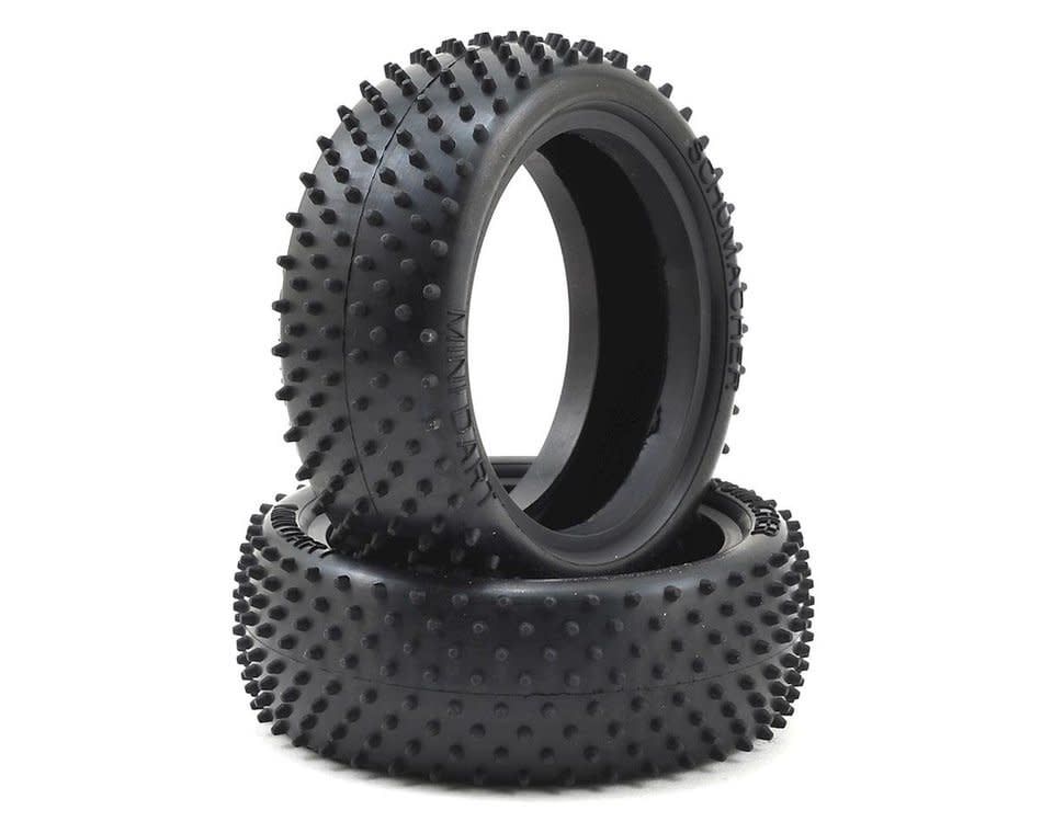 Schumacher "Mini Dart" 2.2" 4WD Buggy Front Turf Tire (2) (Yellow) #U6825
