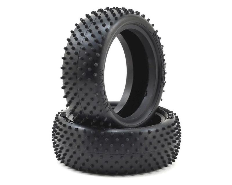 Schumacher "Mini Dart" 2.2" 4WD Buggy Front Turf Tire (2) (Yellow) #U6825
