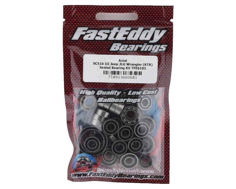 #TFE6103 FastEddy Axial SCX10 III JLU Wrangler (RTR) Sealed Bearing Kit