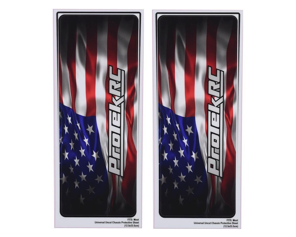 #PTK-1102-USA ProTek RC Universal Chassis Protective Sheet (USA) (2) (12.5x33.5cm)