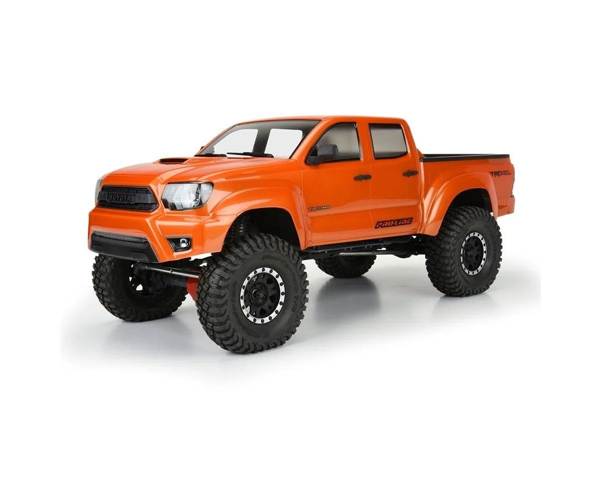 #3568-00 Pro-Line 2015 Toyota Tacoma TRD Pro 12.3" Rock Crawler Body (Clear) (SCX10)