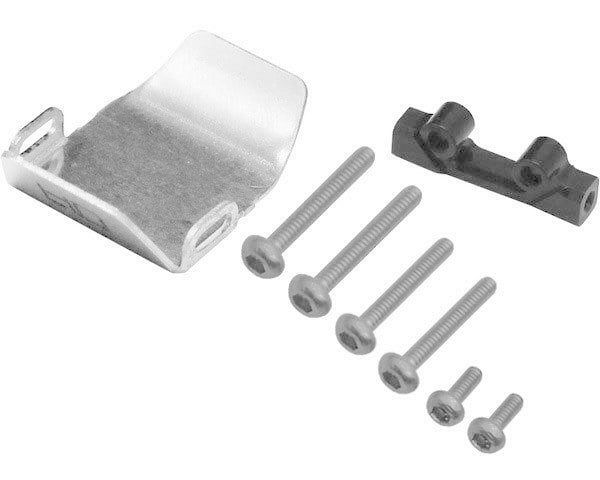 #SXTF331CF Hot Racing Axial SCX24 Stainless Steel Front/Rear Skid Plate