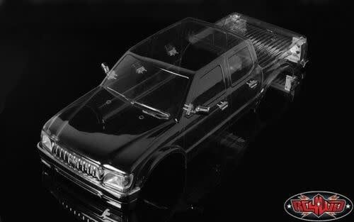 #Z-B0169 RC4WD 2001 Toyota Tacoma 4 Door Lexan Crawler Body (Clear) (313mm/12.3")