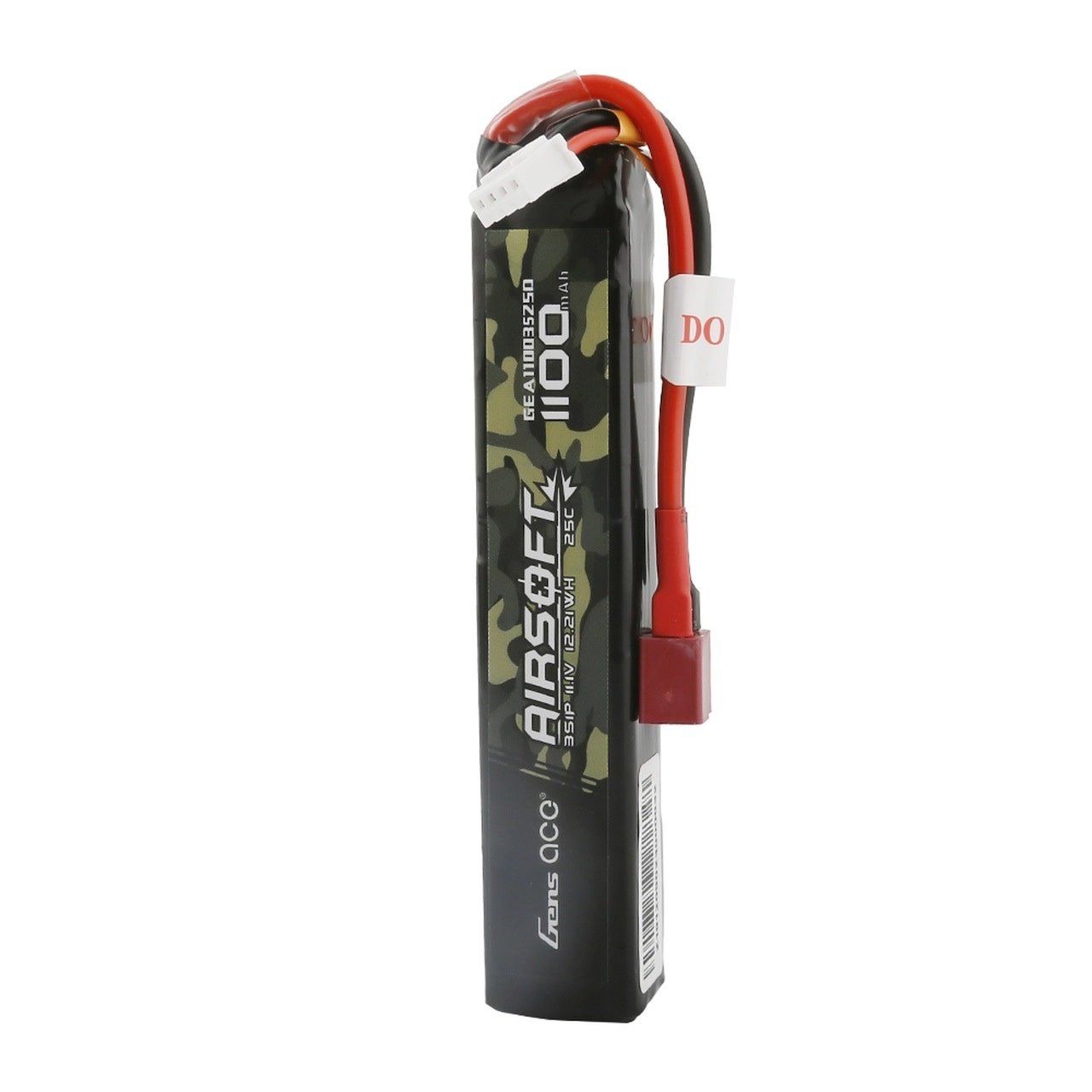 Summer Sale #GEA11003S25D Gens Ace 3S 25C Airsoft LiPo Battery w/Deans Plug (11.1V/1100mAh)
