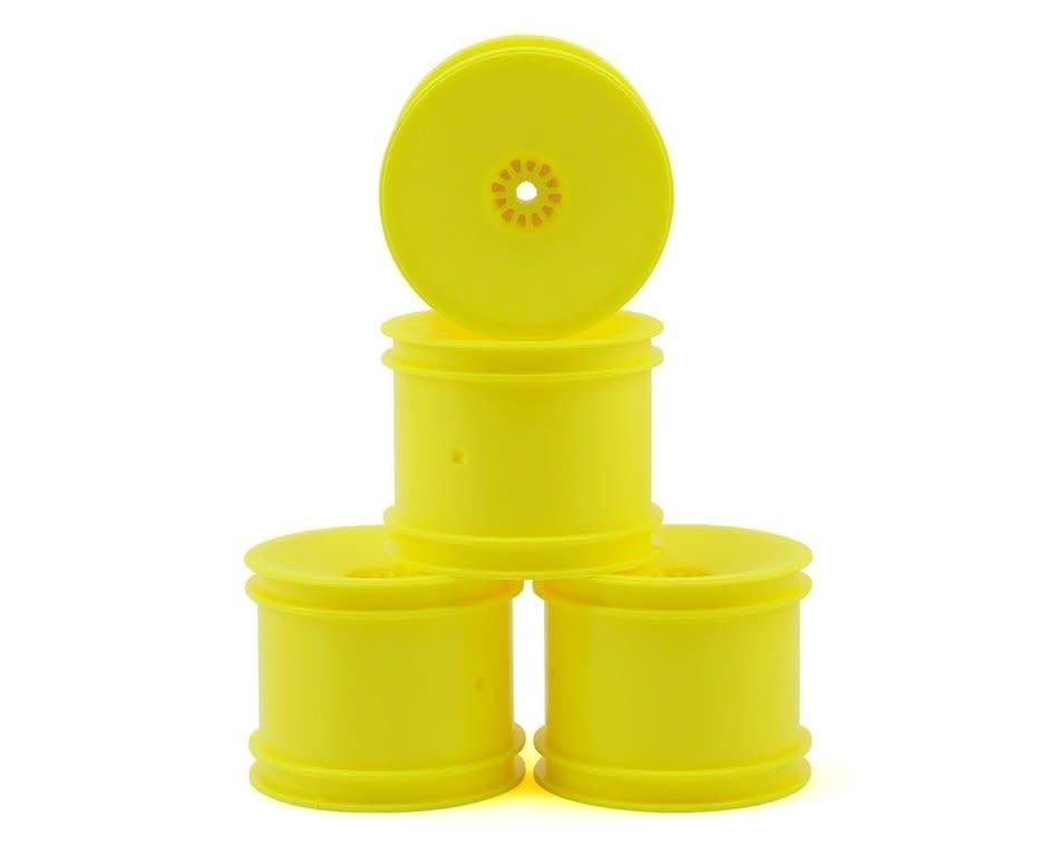 DE Racing 12mm Hex "Speedline" 2.2" 1/10 Stadium Truck Wheel (4) (22T) (Yellow) #DER-SS4-LY