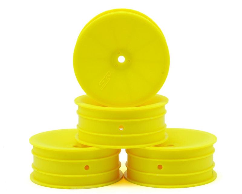 #3347Y JConcepts 12mm Hex Mono 2.2" Front Wheels (4) (B6/B5/RB6) (Yellow)