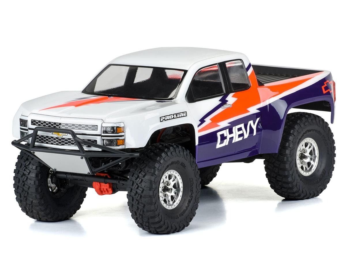 #3601-00 Pro-Line 1/10 2015 Chevy Silverado Pre-Runner Clear Body 12.3" WB Crawlers