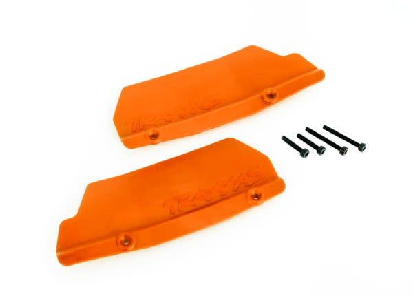 Traxxas Sledge Rear Mud Guards (Orange) #9519T
