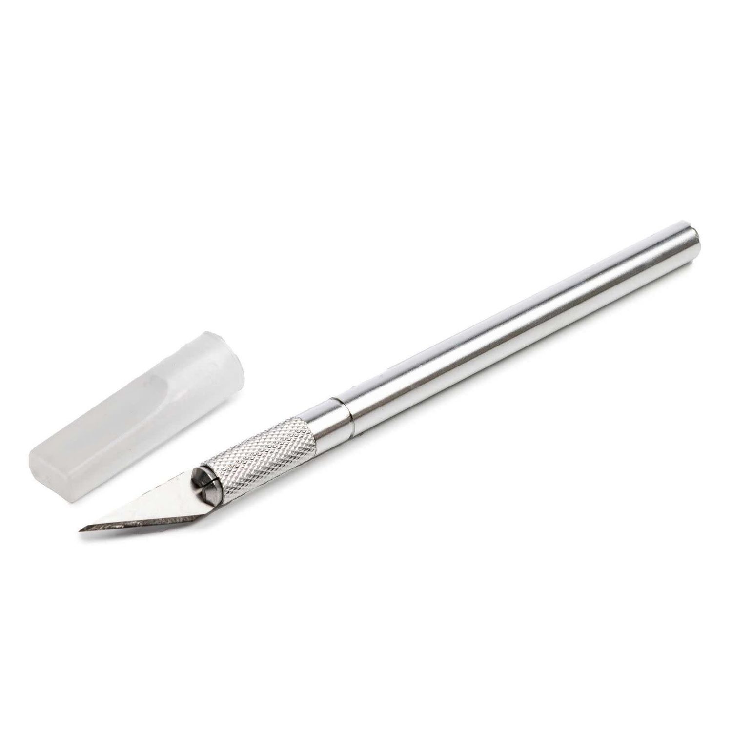 Hobby Essentials Aluminum Knife with Safety, #1 Lt Duty #HDXK6903