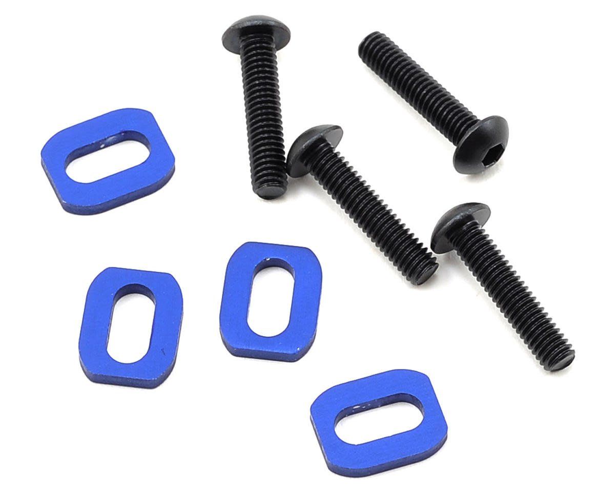 Traxxas X-Maxx Motor Mount Washer (Blue) (4) #7759