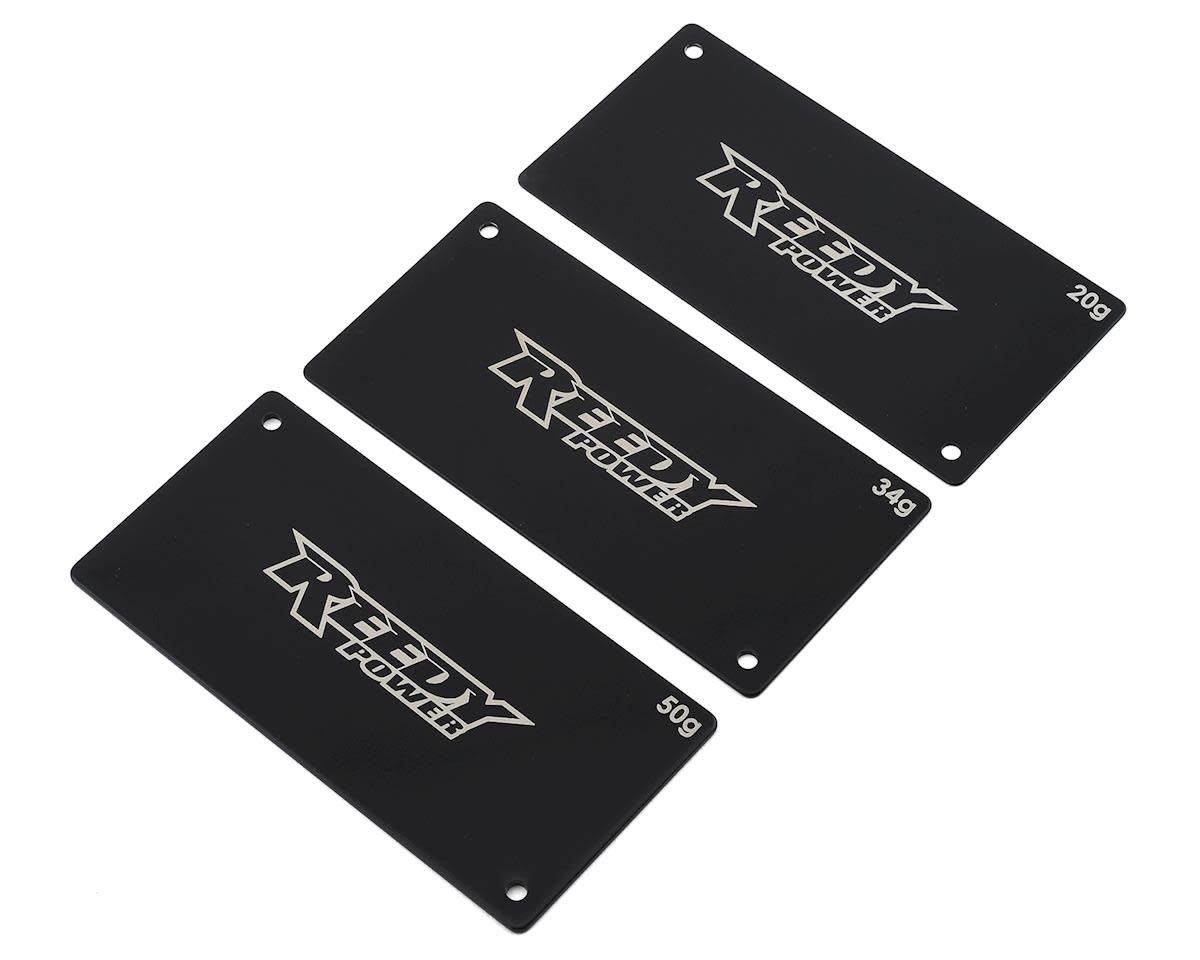 Reedy Steel Shorty LiPo Battery Weight Set (20g, 34g, 50g) #27355