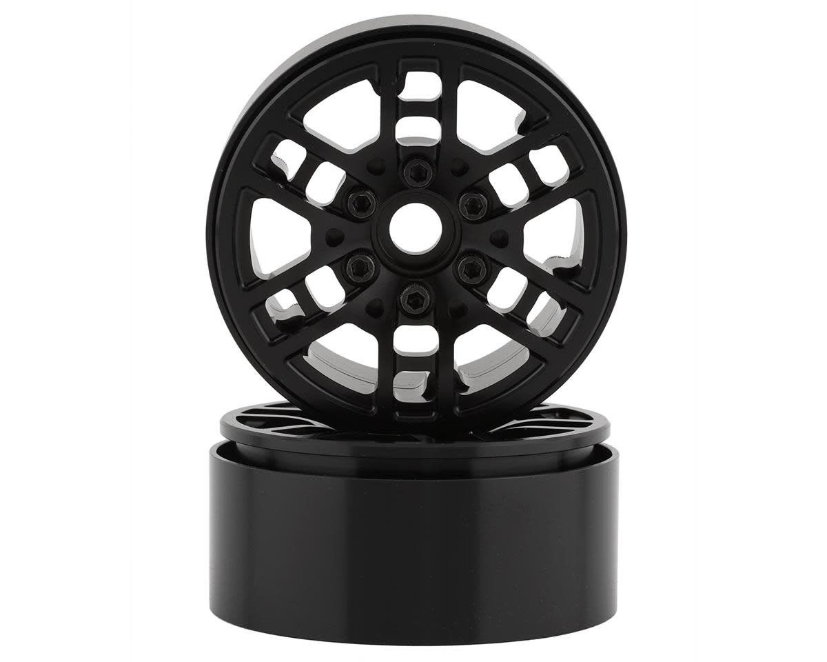 #SSD00529 SSD RC Toycoma 1.9" Beadlock Crawler Wheels (Black) (2)
