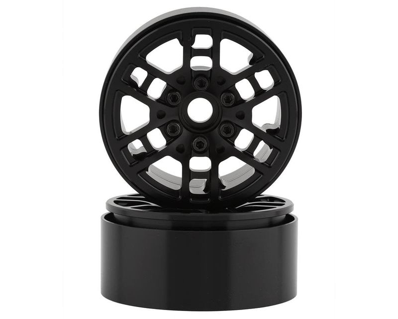 #SSD00529 SSD RC Toycoma 1.9" Beadlock Crawler Wheels (Black) (2)