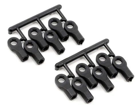 RPM Short Traxxas Turnbuckle Rod End Set (Black) (12) #80472